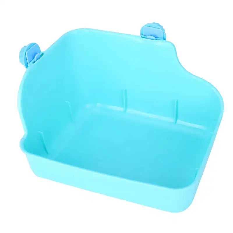Rabbit Toilet Square Shape Pet Toilet Small Animal Toilet for Rabbit Chinchilla Guinea Pig Cage Hamster Bathroom Small Pet Cage 5