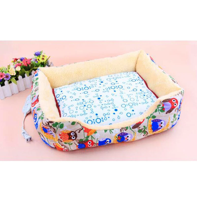40 40cm 20w Dog Cat Electric Heat Pad Temperature Adjustable Pet Bed