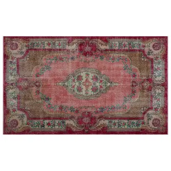 

Handmade Natural Vintage Turkish Area Rug 168x277 Cm-5'6''X9'1''
