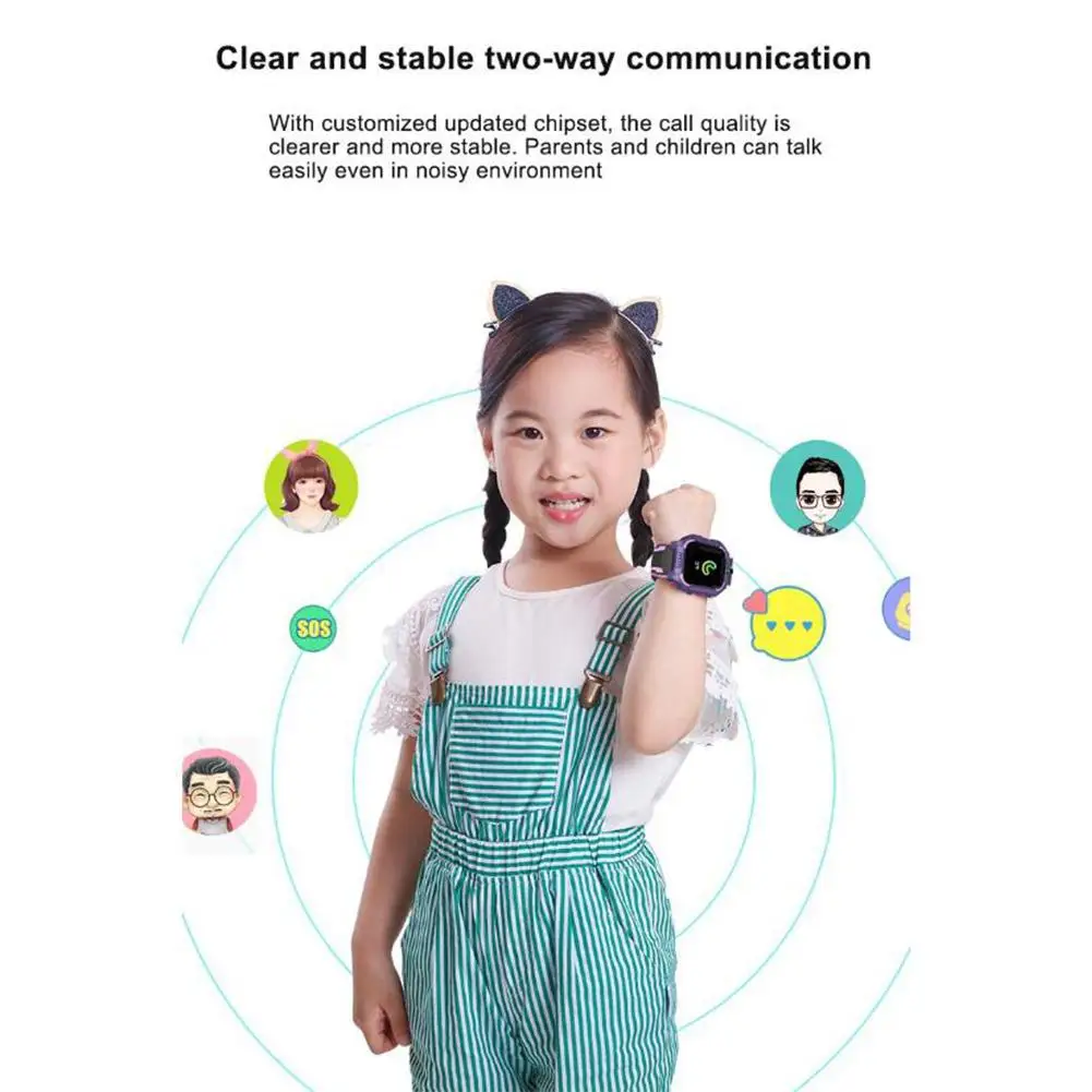 Koop Q19 Smart Horloge Kids LBS Positionering Lacation SOS Camera Telefoon Smart Baby Horloge Voice Chat Smartwatch VS Q02 Q528