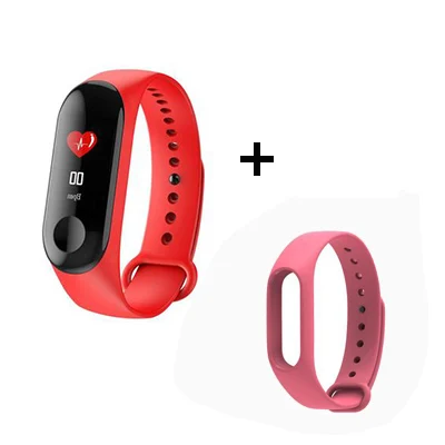 Смарт-часы с Bluetooth M3, пульсометр, кровяный монитор, умные часы, фитнес-трекер, для детей, мужчин, умный Браслет, android, iOS, умные часы - Цвет: 25