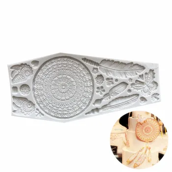 

Aibeads DIY Resin Mold Handmade Coaster Silicone Molds Jewelry Making Hand Made Tool Set Epoxy UV Resin Mold feather mold