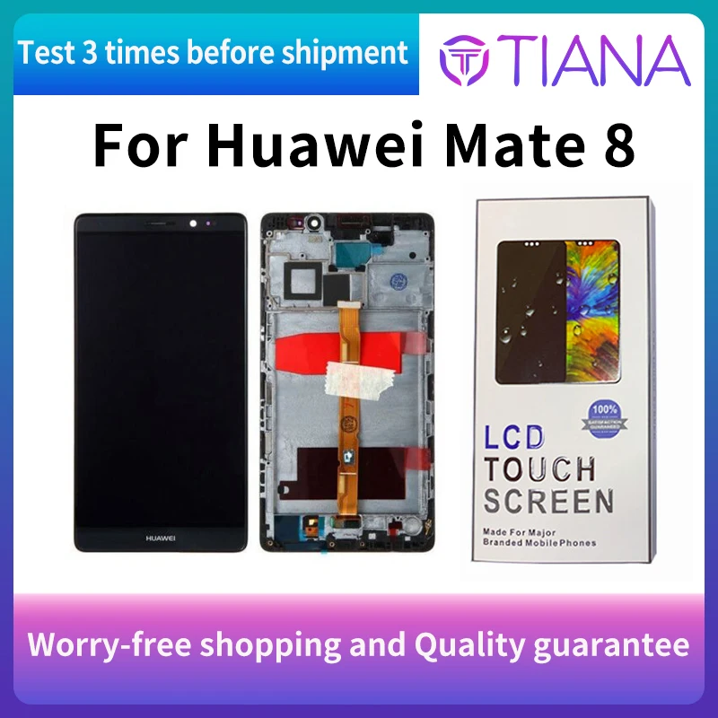 100% оригинал Для Huawei Mate 8 NXT L29 ЖК дисплей сенсорный экран дигитайзер Запасные части