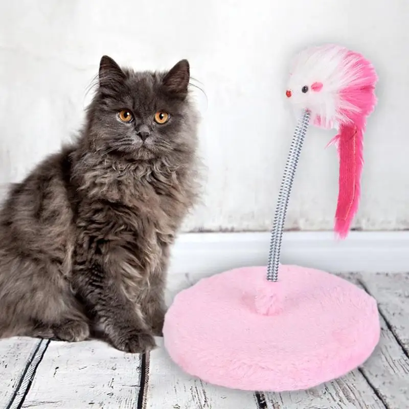 Игрушка для кошек, плюшевая Весенняя доска для кошек, ложная мышь, Забавный котенок, интерактивные игрушки, игра для ловли кошек, принадлежности