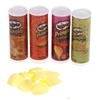 1set 1:12 Dollhouse Miniature Food Potato Chips BottlesMini Simulation Potato Chips Bottle Dolls Kitchen Food Toys 2