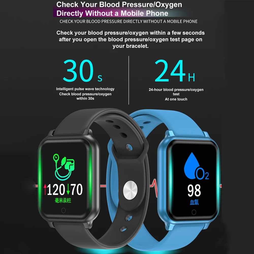 Смарт-часы B58, спортивные, водонепроницаемые, для женщин и мужчин, часы, измерение сердечного ритма, кровяного давления, B57 Plus, умные часы для IOS, Android, телефон