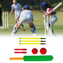 Детский набор для крикета, для активного отдыха, развивающие игрушки, игрушки для раннего развития, Детский Пластиковый Набор для игры в крикет