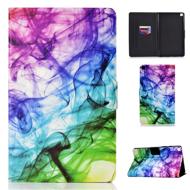 S029 Модный окрашенный чехол для Samsung Galaxy Tab A 8,0 SM-T290 SM-T295 T295 T297 чехол Funda планшет стенд оболочка+ подарок - Цвет: S029