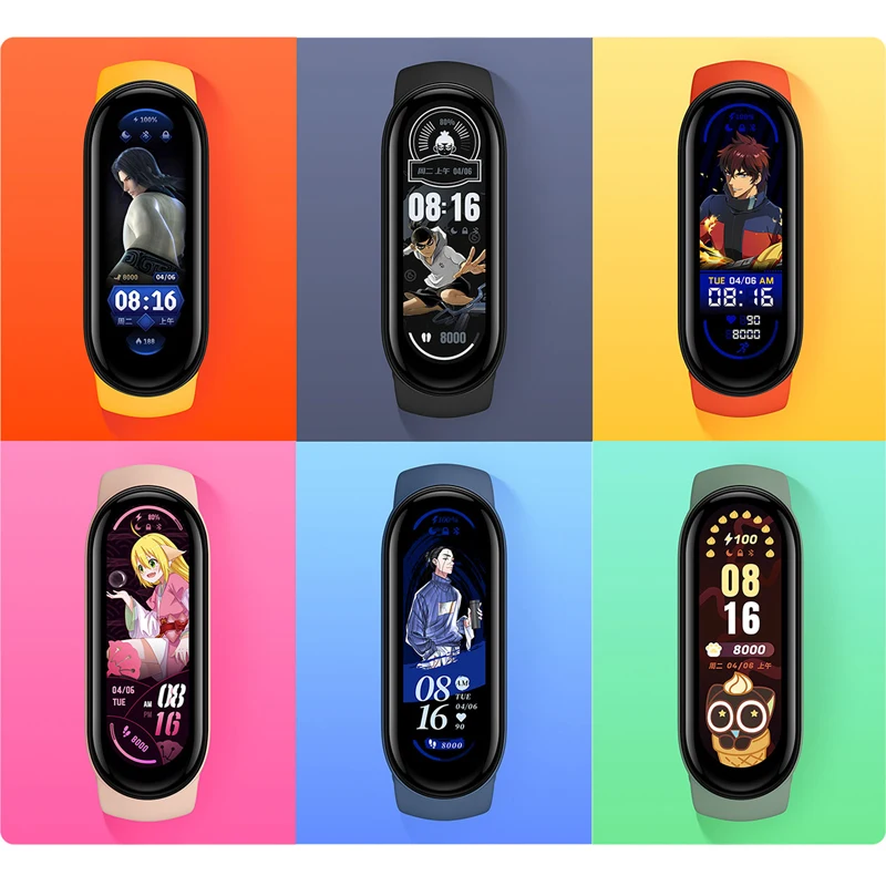 Global Version Xiaomi Mi Band 6 Smart Bracelet Amoled Full Screen Spo₂  Blood Oxygen Heart Rate Fitness Traker 5atm Waterproof - Wristbands -  AliExpress