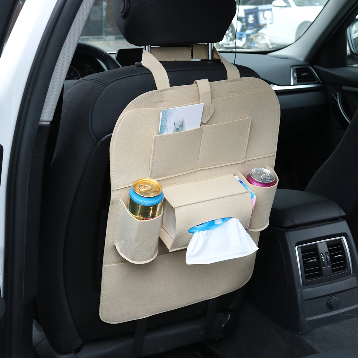 1 шт. автомобильная сумка для хранения подвесная коробка органайзер на заднее