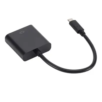 

USB3.1 Type C to VGA Adapter Cable USB-C Male To VGA Female Video Transfer Line 6.2