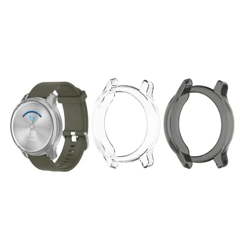 

Clear TPU Watch Case Protective Cover for garmin vivomove Luxe vivomove Style