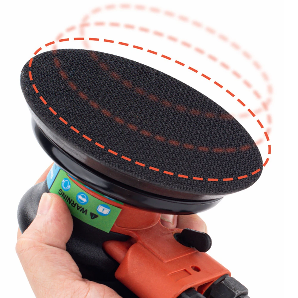 12000RMP 5 Inch Pneumatic Sanding Machine Round Polishing Sanding Machine Handheld Air Powered Grinding Polisher Pneumatic Tools