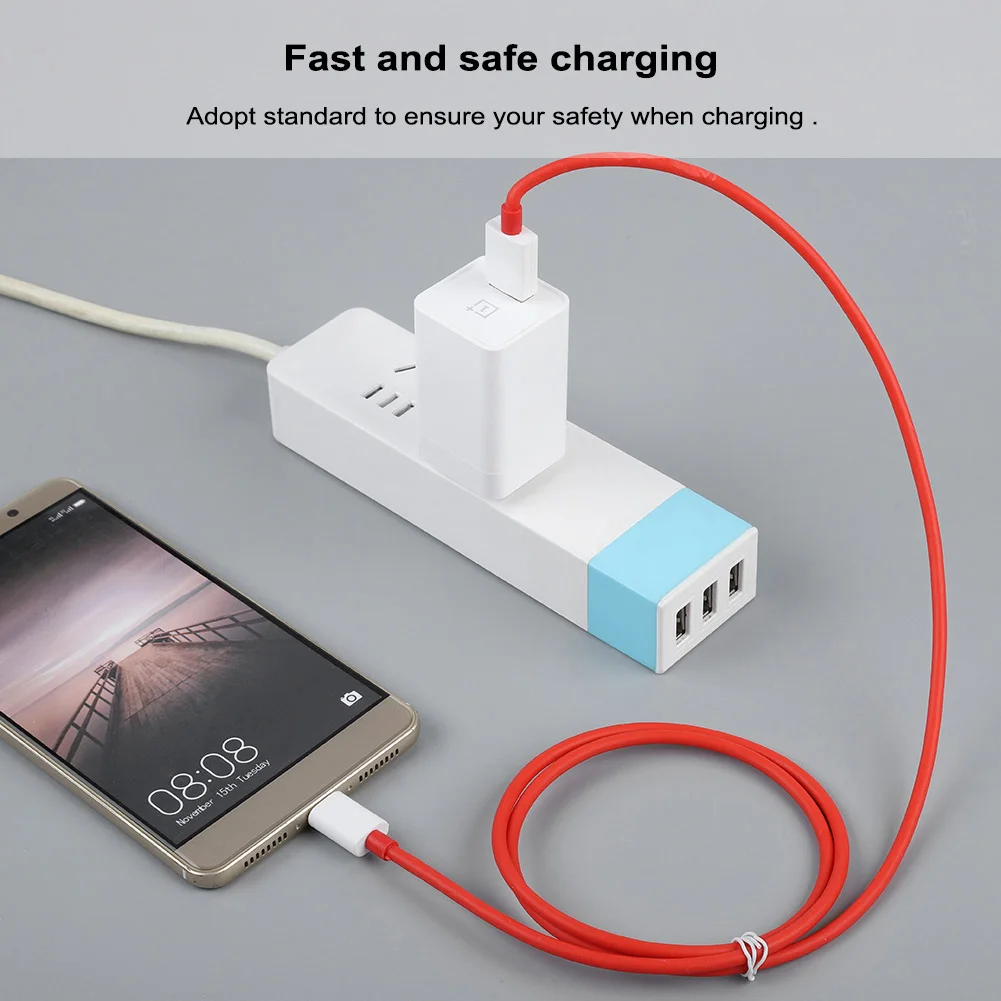 SOONHUA USB зарядное устройство Быстрая зарядка Dash зарядное устройство 5 В 4A USB зарядное устройство s с зарядным кабелем для One Plus US EU вилка