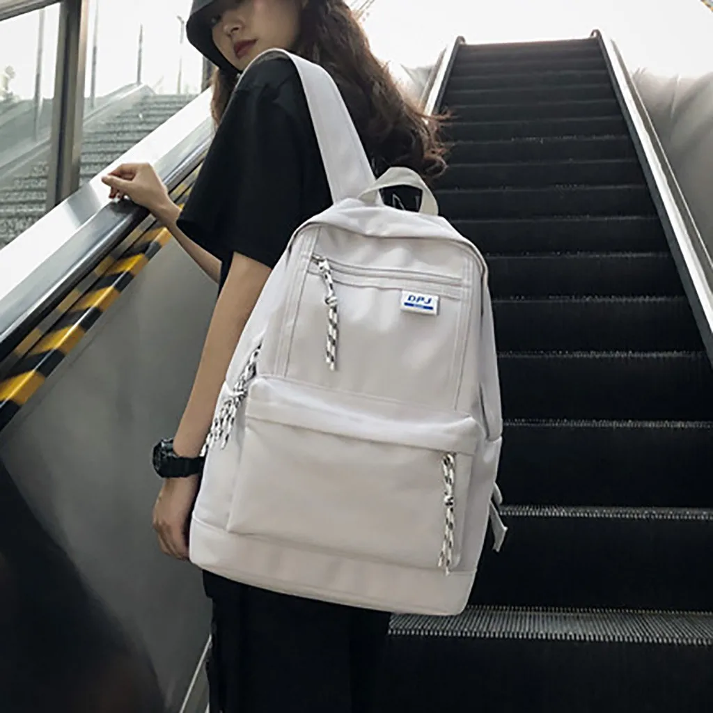 Aelicy Hot Sale Women Solid Color Oxford Waterproof Backpack Lady Travel Bag Girls Students Pencil Case School Shoulder Bags