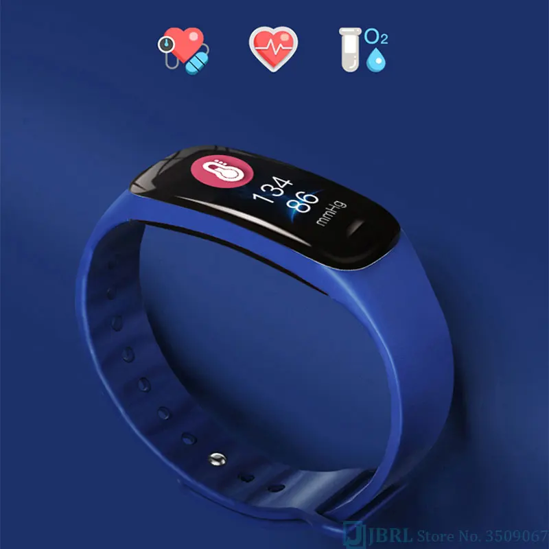 Новинка, цифровые часы для женщин, электронный светодиодный, женские наручные часы, Роскошные, кровяное давление, модные, калории, спортивные наручные часы для Android IOS