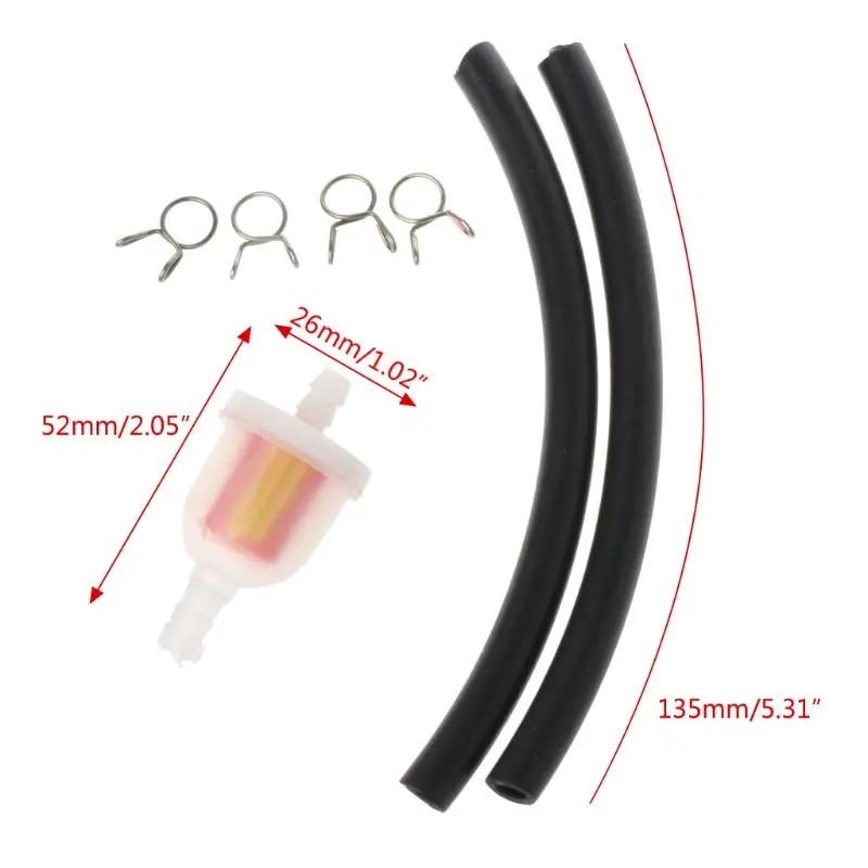 Топливный бак встроенный фильтр и шланг трубы с зажимами для Мини Мото Байк ATV Quad