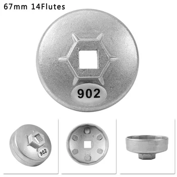 

14 Flutes Oil Filter Wrench Replacement Accessories Aluminum Practical
