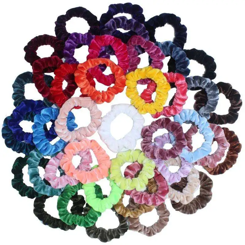  Scrunchies    Ȧ  Ÿ  ҳ ׼  Gumki Wlosow 4/6 pcs/set