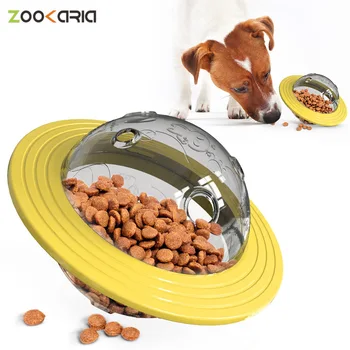 

Increases IQ Interactive Pet Toy Self-Playing Tumbler Pet Feeder Treat Ball Dog Toy for Pet Food Dispensing Dog Cat Feed Bowl