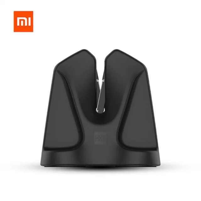 2 шт Xiaomi Huohou крутые Черные Кухонные ножи ножницы с антипригарным покрытием из нержавеющей стали набор ножей 307 мм Нож для нарезки+ 298 мм нож шеф-повара - Цвет: Kitchen Sharpener