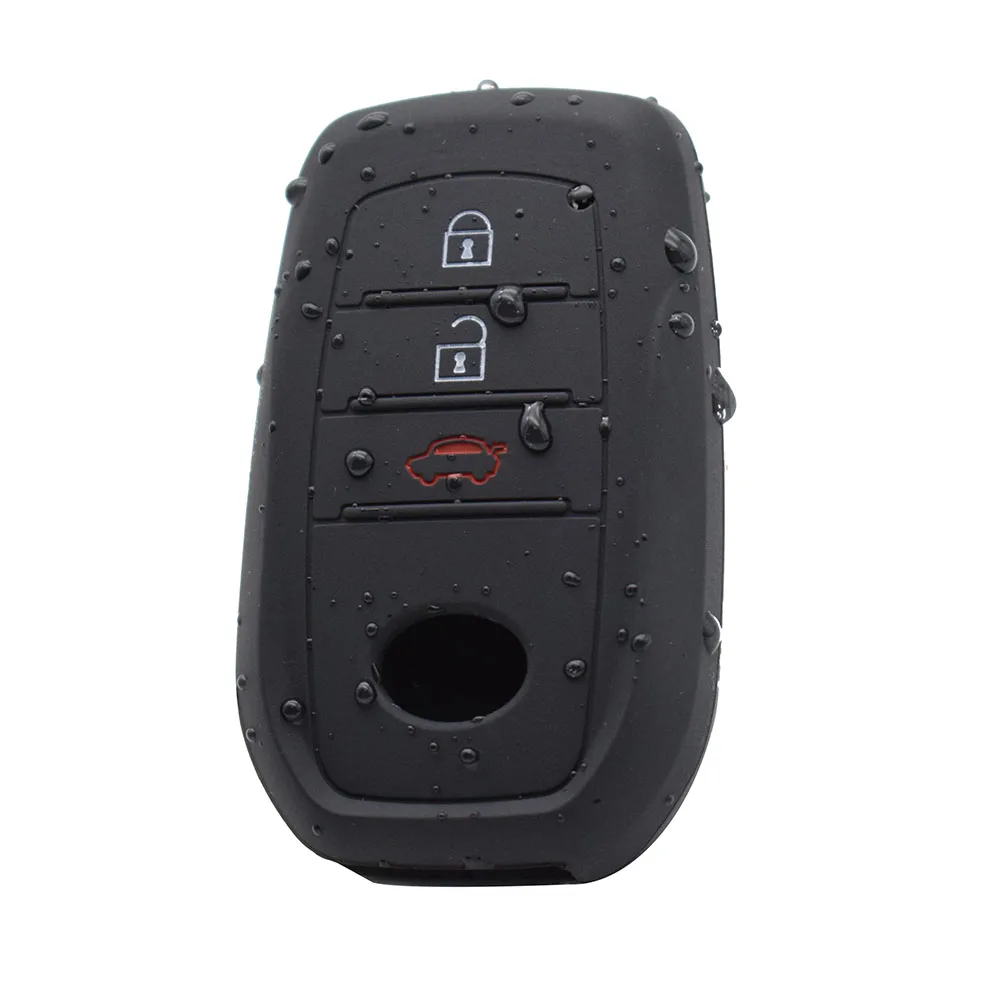 3 кнопки дистанционного ключа чехол для Toyota Hilux Land Cruiser Fortuner Camry Riez Rav4 Prado Innova 86