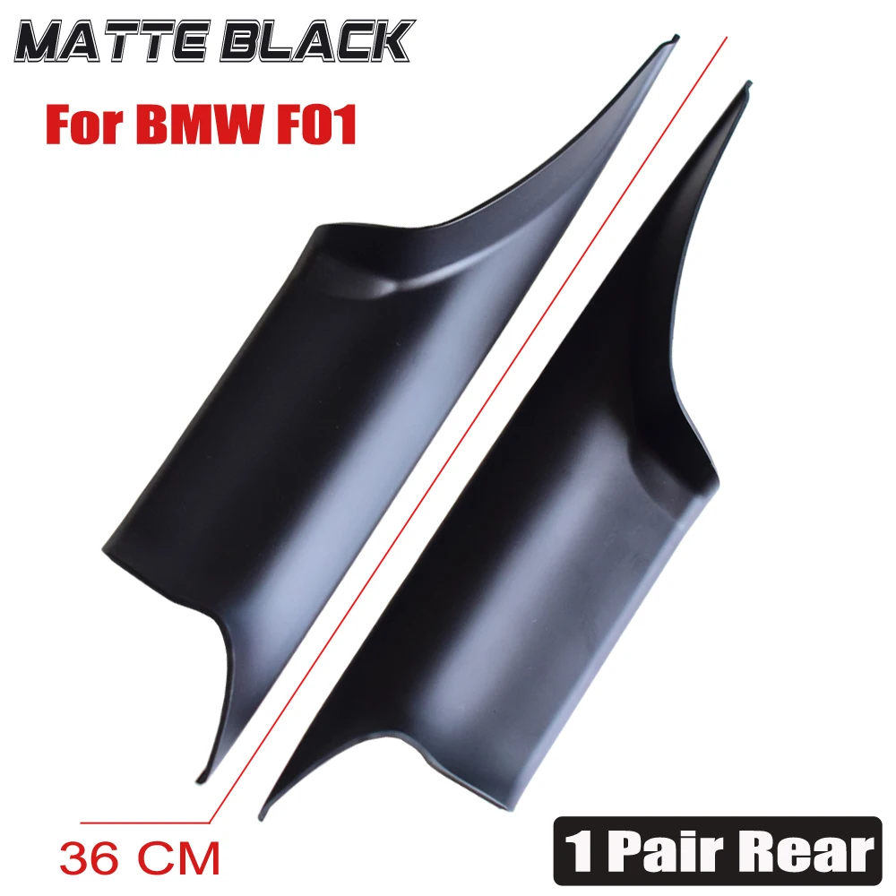 Fit For BMW f01 f02 7 Series 730 740 Carbon fiber ABS Plastic Car Interior Door Handle Sedan Panel Pull Protective Frame Cover - Цвет: 1Pair-Rear-Matt-F01