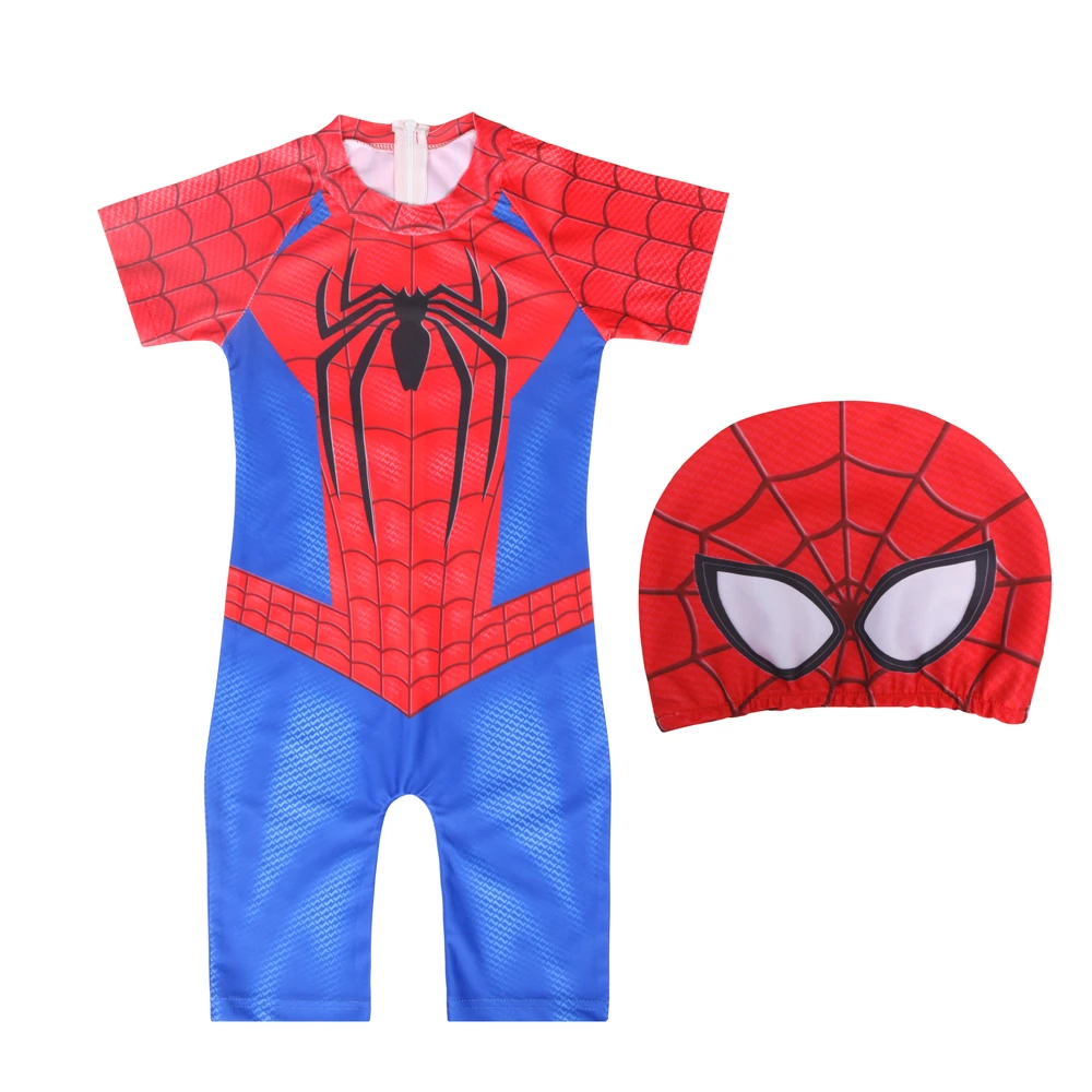 Superhero swimsuit boy Clearance