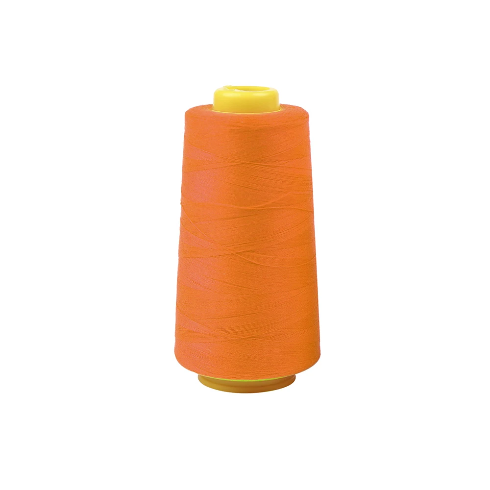 1 orange 3000/7200 ярдов швейная нить полиэфирная оверлок конус многофункциональная катушка для DIY ручного шитья швейная машина ручная линия - Цвет: 1 orange