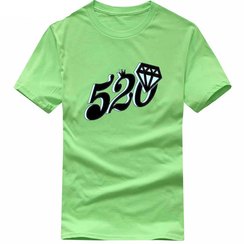 Cotton Casual Black 520 diamond LOGO Printing Men's T-shirt Top Fashion Short-sleeved Men's Tshirt Shirt 2019 Hanukkah Off Whi Cotton Casual Black 520 diamond LOGO Printing Men's T-shirt Top Fashion Short-sleeved Men's Tshirt Shirt 2019 Hanukkah Off Whi