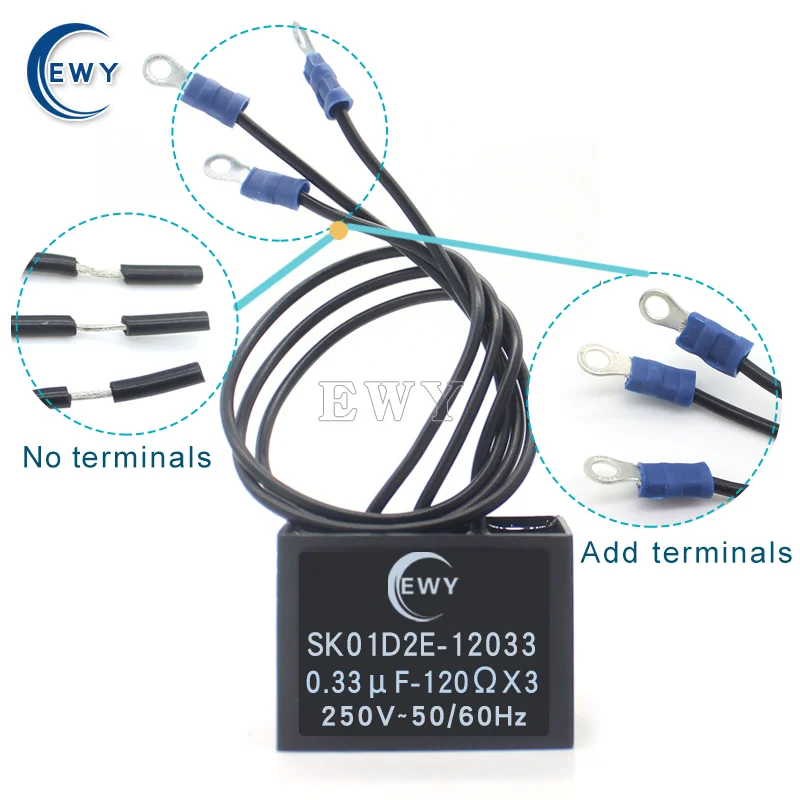 SHARP - kimi 0.01 0.033 0.1 uF+120 ohm 275V RC Spark Quencher suppressor