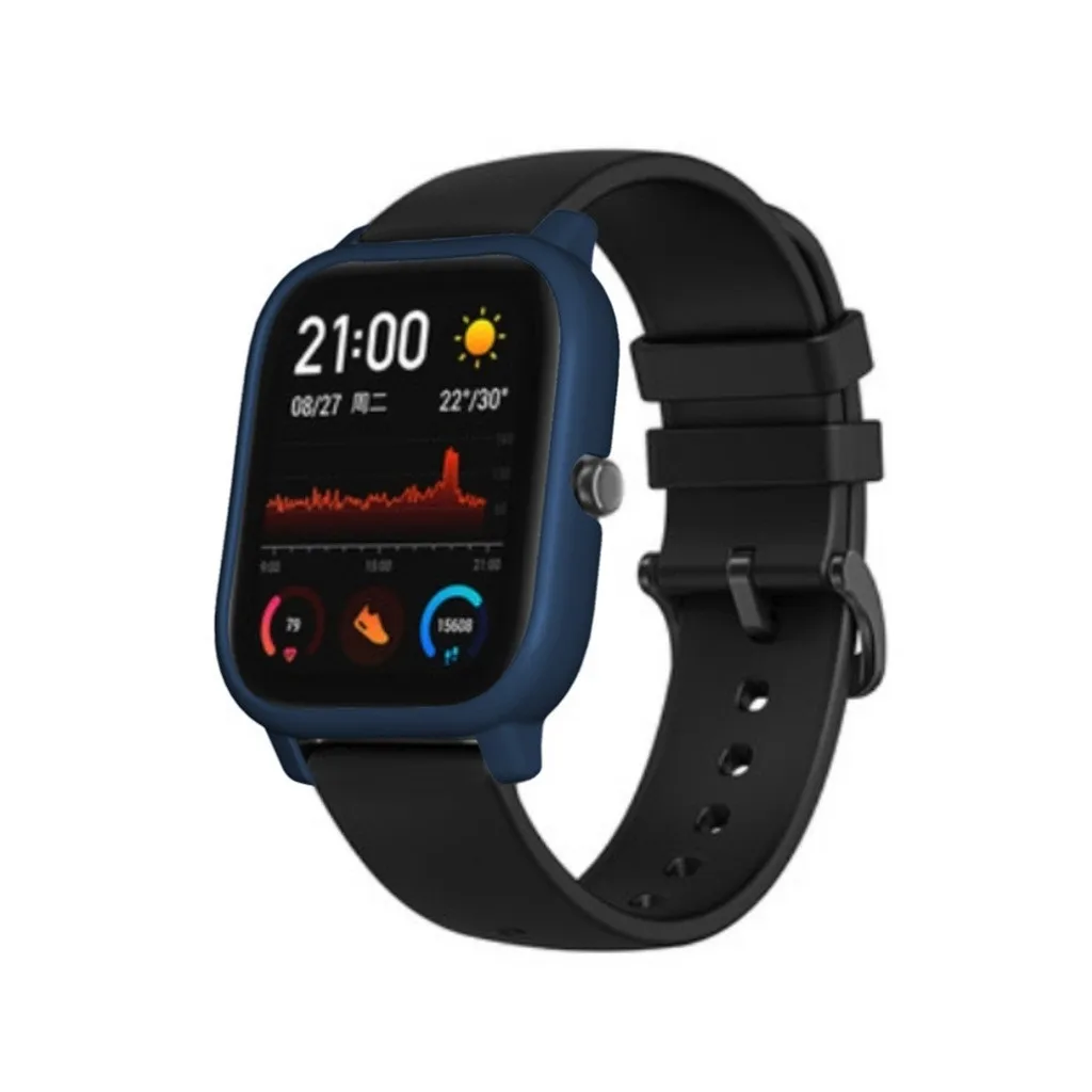 Чехол PC Frame Bumper Cover для Xiaomi Huami Amazfit GTS умные часы защитная оболочка Легкий браслет аксессуары