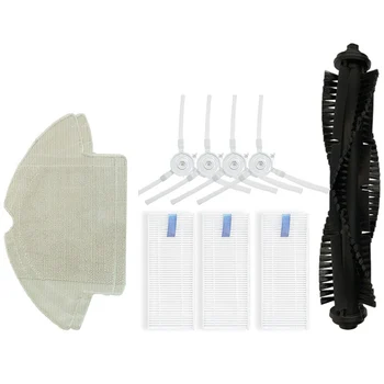 

Robot Vacuum Cleaner HEPA Filter Side Brushes for 360 S6 Cleaner Dust Filters Main Roller Brush Parts Replacement 9Pcs