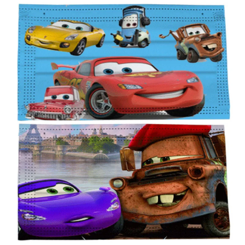 10/50Pcs Toy Story Adult Mouth Masks Children Disposable Face Mask Fashion Women Cute Cartoon Car Print Mascarillas Ninos Masque | Красота и