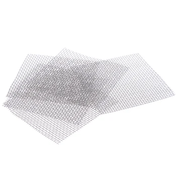 

1/3/5PCS DIY Mesh Plate Accessories Moss Stainless Steel Water Plants Fixation Fish Tank Aquascape 8*8cm