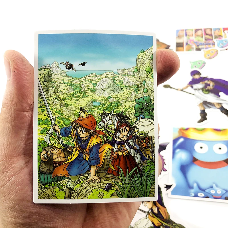 17 шт. классические игры Dragon Quest Стикеры Скрапбукинг для катания на скейтборде гитары мотоцикл Чемодан Тетрадь компьютер Нагель Стикеры s