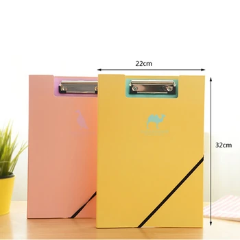 

Creative A4 Cute Clipboards Lovely Stationery Store Clip Folder Board Desk File Drawing Writing Pad School Office Accessory Tool