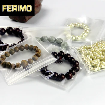 

150Pcs EVA Anti-oxidation Jewelry Packaging Plastic Poly Bag Transparent Matte Clear Zipper Ziplock Pearl Earring Jade Necklace