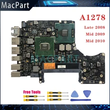 Original testado a1278 placa-mãe para macbook pro 13