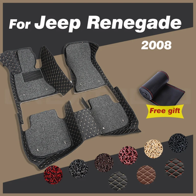 

Car Floor Mats for Jeep Renegade 2008 Auto Foot Pads Custom Carpet Interior Accessories Decoration Parts