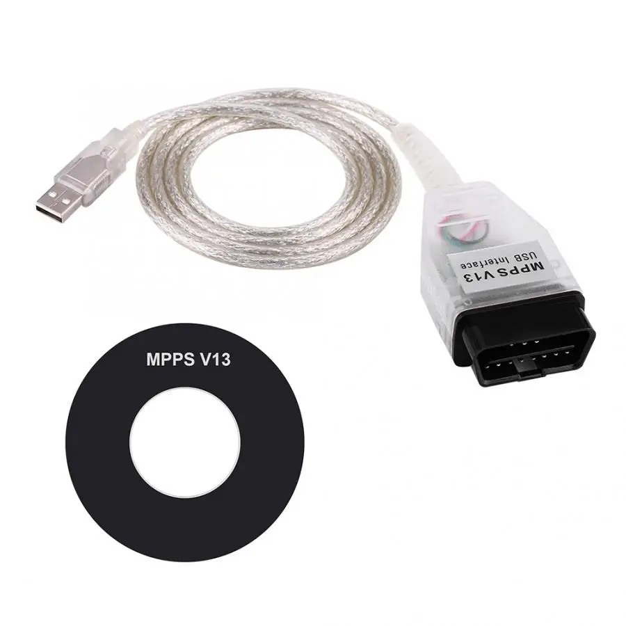 Автомобильный SMPS MPPS V13.02 K+ CAN OBD2 USB разъем Диагностический кабель инструмент ECU для AUDI Citroen Универсальный