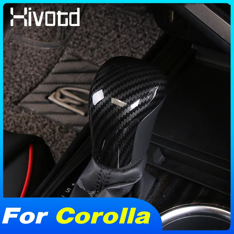 Ручка переключения передач из углеродного волокна накладка на головку