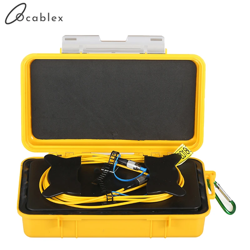 Бесплатная доставка OTDR Launch Cable Box 1 км FC/UPC-FC/UPC Singlemode 1310/1550nm 9/125UM