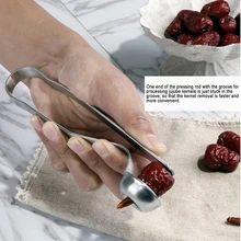 Бытовой прочный лаконичный практичный нержавеющая сталь красные даты Стоунер вишня сеялка дома кухня удобные инструменты