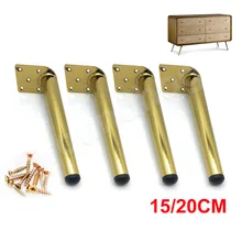 4 шт. 7,9 ''мебель ножки шкафа круглый диван Шкаф Золотая мебель ножка ноги кофе чай барный стул высокий табурет ножка ноги