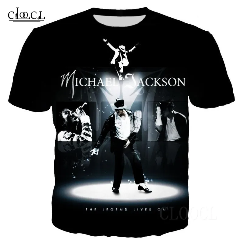 Футболка с 3D принтом уличная одежда толстовка Singer MJ Michael Джексон футболки хипстерские топы унисекс