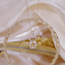 14k, покрыто настоящим золотом женский бумажник с рисунком милого мишки короткое ожерелье для женщин Ins Лидер продаж блеск ожерелье из циркона подарок на день рождения свадьба ювелирные изделия кулон 14k, покрыто настоящим золотом женский бумажник с рисунком милого мишки короткое ожерелье для женщин Ins Лидер продаж блеск ожерелье из циркона подарок на день рождения свадьба ювелирные изделия кулон