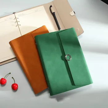 

A5/B5 Spiral Notebook Diary Notepad Folding Planner Vintage PU Leather Note Book School Office Supplies Creative Stationery Gift