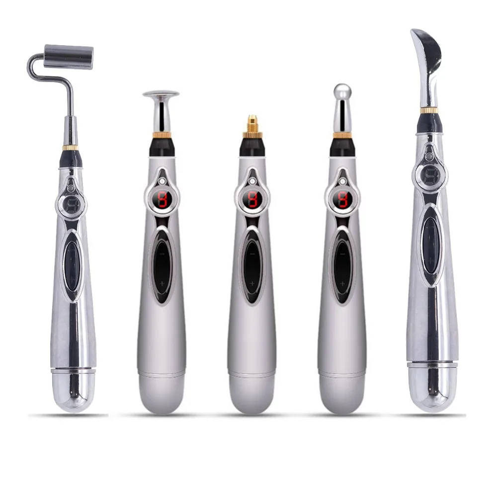 Handheld acupoint pen TENS Point Detector with Digital Display Electro Acupuncture Point Muscle Stimulator device Free shipping 2