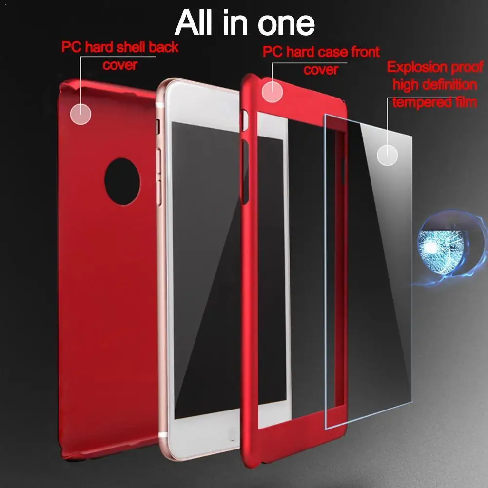 Универсальный защитный чехол для телефона на 360 градусов с защитой от ударов iPhone